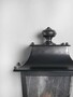Casa Padrino Luxus Au�en Laterne Schwarz B. 32 x H. 54 cm - Handgefertigte Laterne aus Schmiedeeisen - Luxus Kollektion - Edel & Prunkvoll