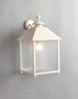 Casa Padrino Luxus Au�en Laterne Wei� B. 34 x H. 62.5 cm - Handgefertigte Laterne aus Schmiedeeisen - Luxus Kollektion - Edel & Prunkvoll