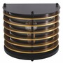 Casa Padrino Luxus Au�enwandleuchte Schwarz / Antik Messing 26,5 cm - Au�enbeleuchtung