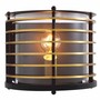 Casa Padrino Luxus Au�enwandleuchte Schwarz / Antik Messing 26,5 cm - Au�enbeleuchtung