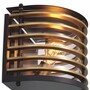 Casa Padrino Luxus Au�enwandleuchte Schwarz / Antik Messing 26,5 cm - Au�enbeleuchtung