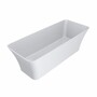 Casa Padrino Freistehende Luxus Badewanne Hochglanz Wei� 180 cm - Badezimmer M�bel