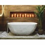Casa Padrino Freistehende Luxus Badewanne Hochglanz Wei� 165 cm - Badezimmer M�bel