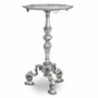 Casa Padrino Luxus Barock Beistelltisch Antik Silber H. 66 cm - Barock Hotel M�bel