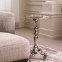 Casa Padrino Luxus Barock Beistelltisch Antik Silber H. 66 cm - Barock Hotel M�bel