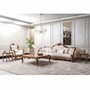Casa Padrino Luxus Barock Massivholz Beistelltisch Braun H. 57 cm - Barock M�bel