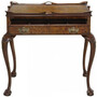 Casa Padrino Luxus Jugendstil Beistelltisch mit Schublade und abnehmbarem Tablett Braun 78 x 57 x H. 78 cm - Eleganter Teetisch - Barock & Jugendstil Wohnzimmer M�bel - Luxus Qualit�t