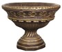Casa Padrino Barock Blumentopf Antik Braun / Gold  100 x H. 76 cm 