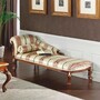 Casa Padrino Luxus Barock Chaiselongue Gold / Braun 180 cm - Made in Italy
