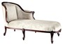 Casa Padrino Luxus Barock Chaiselongue Gold / Dunkelbraun 166 x 78 x H. 90 cm - M�bel im Barockstil 