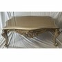 Casa Padrino Luxus Barock Couchtisch Silber / Gold - Wohnzimmer M�bel im Barockstil