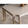 Casa Padrino Luxus Barock Couchtisch Creme / Gold 110 cm - Barock Wohnzimmer M�bel
