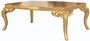 Casa Padrino Luxus Barock Couchtisch Gold 120 x 86 x H. 45 cm - Prunkvoller Wohnzimmertisch - Wohnzimmer Mbel im Barockstil