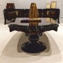 Casa Padrino Luxus Barock Couchtisch Dunkelbraun 155 cm - Prunkvoller Barockstil Wohnzimmertisch - Barockstil Wohnzimmer M�bel