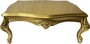 Casa Padrino Luxus Barock Couchtisch Gold 120 cm - Barockstil Wohnzimmer M�bel