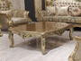 Casa Padrino Luxus Barock Couchtisch Gold - Handgefertigter Wohnzimmertisch im Barockstil - Barock Wohnzimmer M�bel - Edel & Prunkvoll
