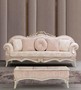 Casa Padrino Luxus Barock Couchtisch Rosa / Silber / Schwarz / Gold 80 x 50 x H. 50 cm - Eleganter Wohnzimmertisch im Barockstil - Barock M�bel