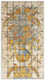 Casa Padrino Luxus Barock Deko Wandgem�lde Vase mit Blumen und V�gel Mehrfarbig 70 x H. 130 cm - Handgefertigte & Handbemalte Naturstein Mosaik Fliesen - Barock Wanddeko 