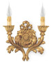 Casa Padrino Luxus Barock Doppel Wandleuchte Antik Gold 31 x 14 x H. 30 cm - Prunkvolle Wandlampe im Barockstil - Barock Leuchten - Luxus Qualit�t - Made in Italy 