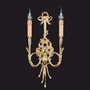 Casa Padrino Luxus Barock Doppel Wandleuchte Gold H. 50 cm - Made in Italy 