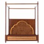 Casa Padrino Luxus Massivholz Himmelbett Braun - Hotel & Schlafzimmer M�bel
