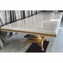 Casa Padrino Luxus Barock Esstisch Creme / Wei� / Gold 350 cm - Barock Esszimmer M�bel