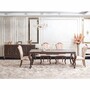 Casa Padrino Luxus Barock Esstisch Braun 220 cm - Barock Esszimmer M�bel