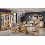 Casa Padrino Luxus Barock Esstisch Wei� / Beige / Gr�n / Gold 307 cm - Prunkvolle Barock Esszimmer M�bel