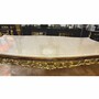 Casa Padrino Luxus Barock Esstisch Creme / Gold / Braun 225 cm - Barock Esszimmer M�bel