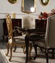 Casa Padrino Luxus Barock Esszimmer Set Dunkelbraun / Silber / Gold - Barock Esszimmer M�bel