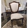 Casa Padrino Luxus Barock Esszimmer Set Creme / Dunkelbraun - 1 Barock Esstisch & 6 Barock Esszimmerst�hle