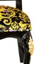 Pomp��s by Casa Padrino Luxus Barock Esszimmerst�hle Butterflies & Flowers Mehrfarbig / Schwarz / Gold - Pomp��se Barock St�hle designed by Harald Gl��ckler - 4 Esszimmerst�hle - Barock Esszimmerm�bel