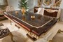 Casa Padrino Luxus Barock Esszimmer M�bel Set Dunkelbraun / Grau / Gold