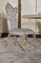 Casa Padrino Luxus Barock Esszimmer Set Silber / Grau / Gold - 1 Barock Esstisch & 8 Barock Esszimmerst�hle