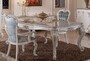 Casa Padrino Luxus Barock Esszimmer Set Gr�n / Silber / Wei�