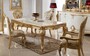 Casa Padrino Luxus Barock Esszimmer Set Wei� / Mehrfarbig / Gold