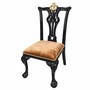 Casa Padrino Luxus Barock Esszimmer Stuhl 6er Set Gold / Schwarz - Casa Padrino Esszimmer M�bel