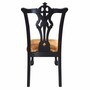 Casa Padrino Luxus Barock Esszimmer Stuhl 4er Set Gold / Schwarz - Casa Padrino Esszimmer M�bel
