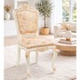 Casa Padrino Luxus Barock Esszimmer Stuhl Wei� / Gold H. 104 cm - Barock Esszimmer M�bel 