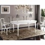 Casa Padrino Luxus Barock Esszimmer Stuhl Silber / Schwarz / Wei� / Silber - Barock M�bel - Made in Italy