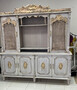 Casa Padrino Luxus Barock Esszimmer Schrank Antik Grau / Antik Gold