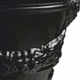 Casa Padrino Luxus Barock Keramik Blumentopf Schwarz  60 x H. 56 cm - Garten Deko