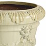 Casa Padrino Luxus Barock Keramik Blumentopf Antik Sandfarben  60 x H. 56 cm - Garten Deko