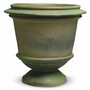 Casa Padrino Luxus Barock Keramik Blumentopf Gr�n  57,5 x H. 54 cm - Garten Deko