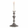 Casa Padrino Luxus Barock Kerzenst�nder Antik Silber H. 27,5 cm - Barock Deko
