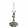 Casa Padrino Luxus Barock Kerzenst�nder Antik Silber H. 27,5 cm - Barock Deko
