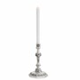Casa Padrino Luxus Barock Kerzenst�nder im franz�sischen Stil Antik Silber H. 25 cm - Barockstil Deko Accessoires