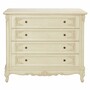 Casa Padrino Luxus Barock Kommode Creme 120 cm - Barock Schlafzimmer M�bel
