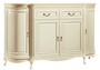 Casa Padrino Luxus Barock Kommode Creme / Gold 168,9 x 46,7 x H. 105 cm - Prunkvolle Kommode mit 4 T�ren und 2 Schubladen - Luxus Qualit�t 