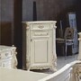 Casa Padrino Luxus Barock Kommode Wei� / Gold H. 124 cm - Barock M�bel